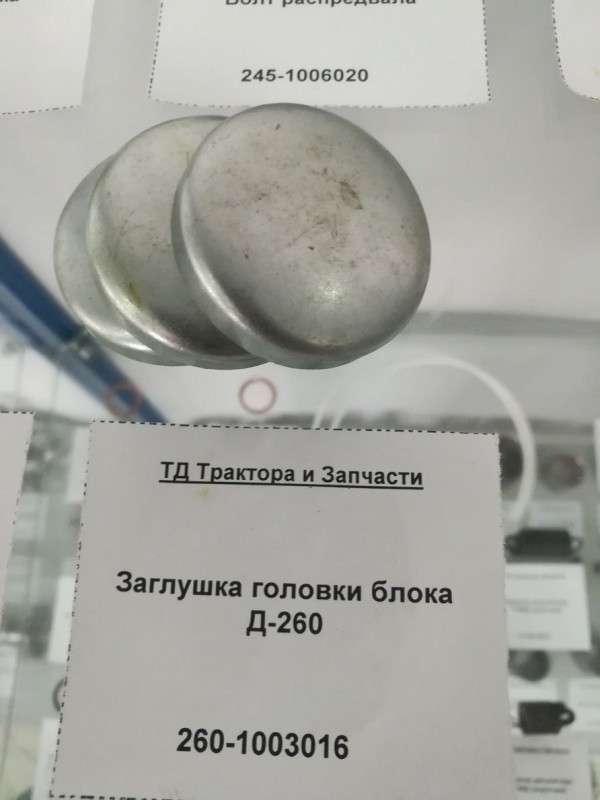Заглушка головки блока Д-260 — 2